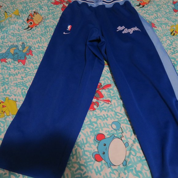 VTG Nike Los Angeles Lakers Retro Dodgers Blue Men's Warmup Pants Medium